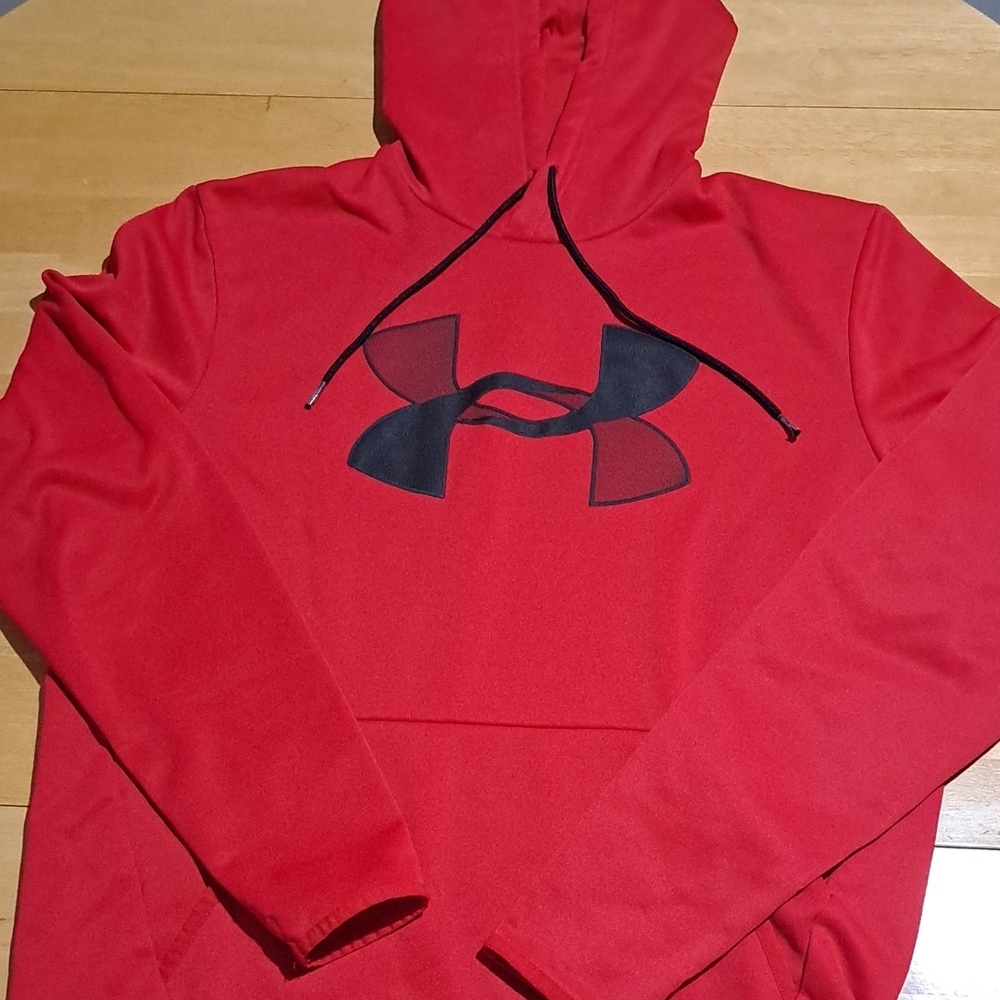 Under Armour Red Hoodie Sweater